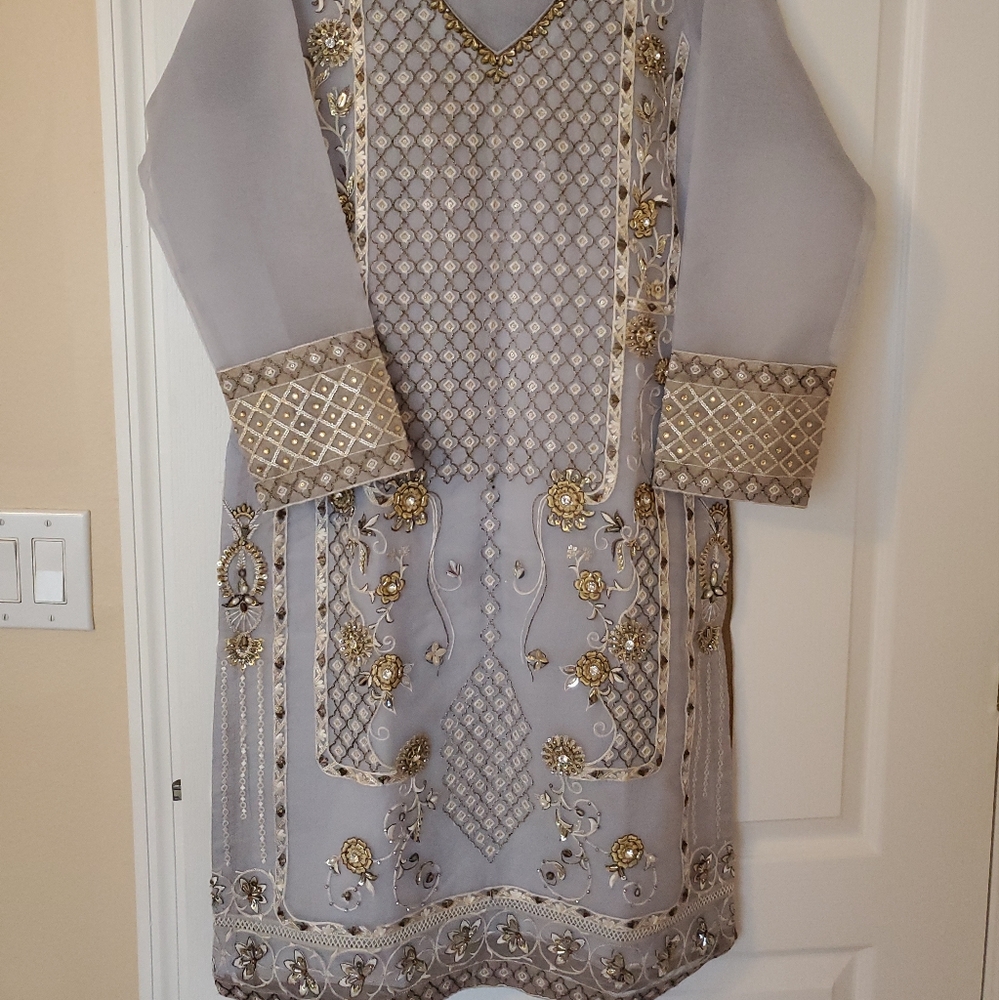 FINAL PRICE Pakistani formal 3 piece organza suit - Picture 12 of 15